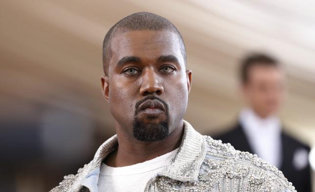 Entertainer Kanye West arrives at the Metropolitan Museum of Art Costume Institute Gala in New York. Reuters