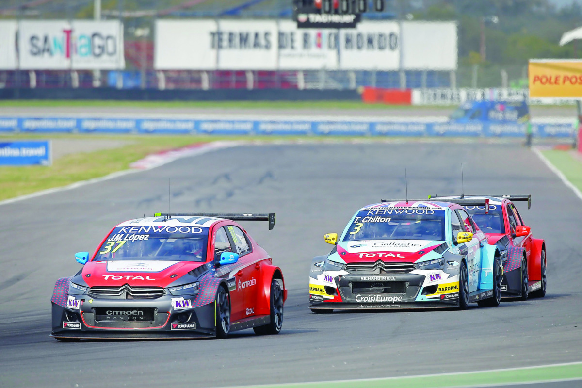 Action photo of one the WTCC races earlier this year.