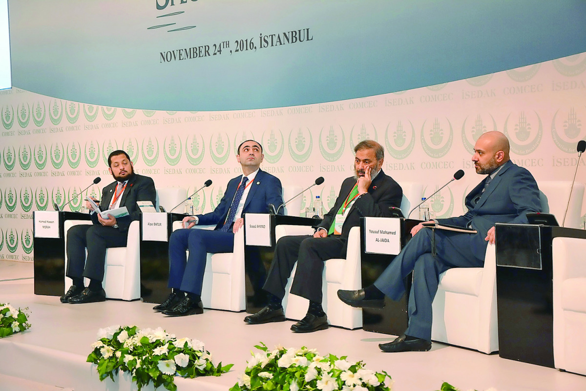 Panelists at the Ministerial Session of COMCEC. 