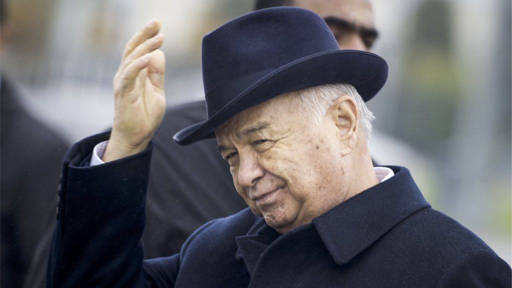 File photo of the late Uzbek president Islam Karimov.