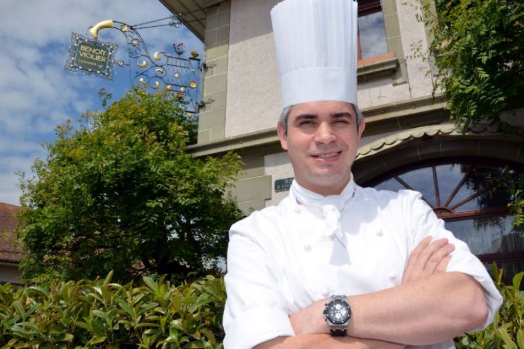 A picture taken on May 15, 2012 shows Benoit Violier, chef of the Restaurant de l'Hôtel de Ville in Crissier near Lausanne, Switzerland (AFP Photo/Marcel Gillieron).
