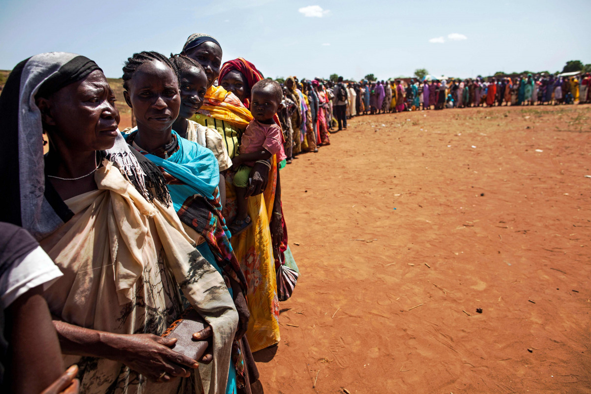 As so often in South Sudan's battles, no one knows the number killed, but at the UN camp for internally displaced people (IDPs) in Wau, there are many who say they lost people close to them (AFP Photo/Albert Gonzalez Farran)