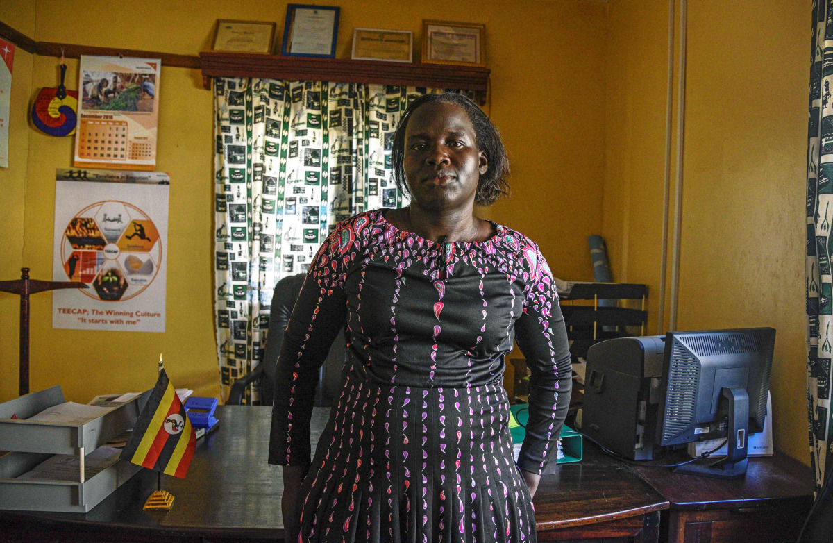 Harriet Aloyo, the Program Manager for Non Governmental Organisation 