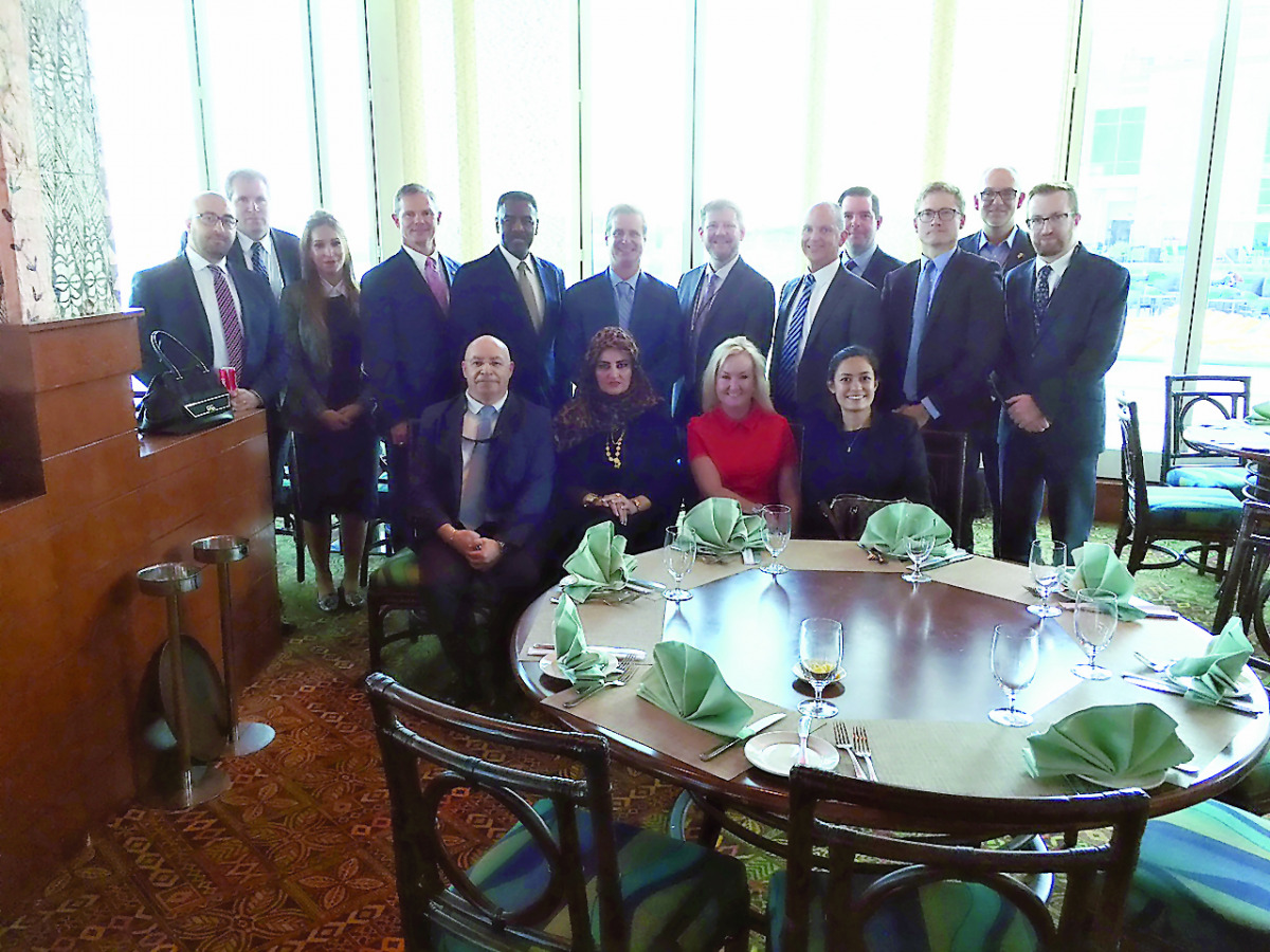Participants of the second US-Qatar Economic and Investment Dialogue. 