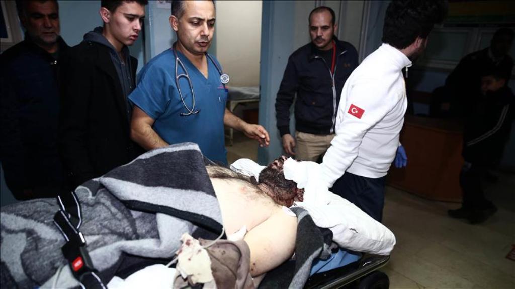 Evacuated wounded civilians, fled from East Aleppo that had been under siege by Iran-led Shiite militias and Assad Regime forces, are being hospitalized at State Hospital of Reyhanli District, located at Turkey's Syria Border on December 15, 2016. ( ?brah