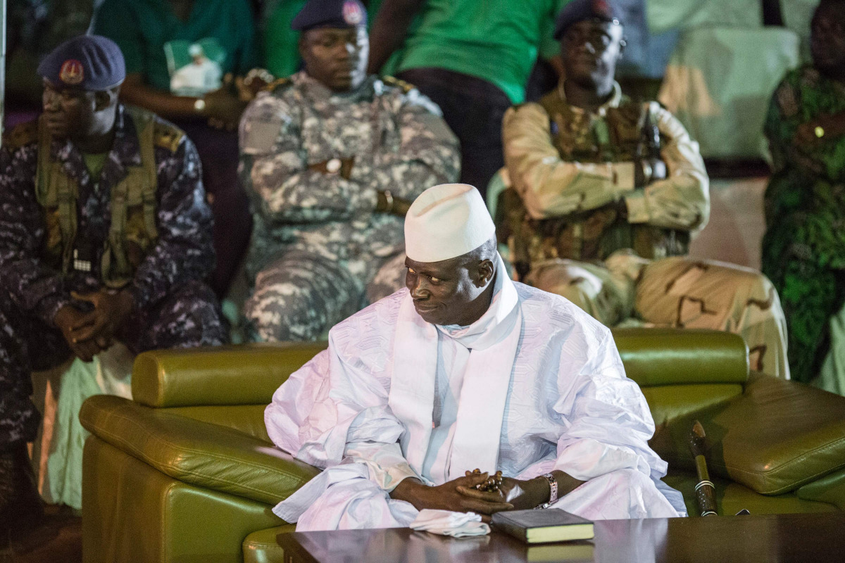Gambian President Yahya Jammeh (File photo / AFP / MARCO LONGARI)