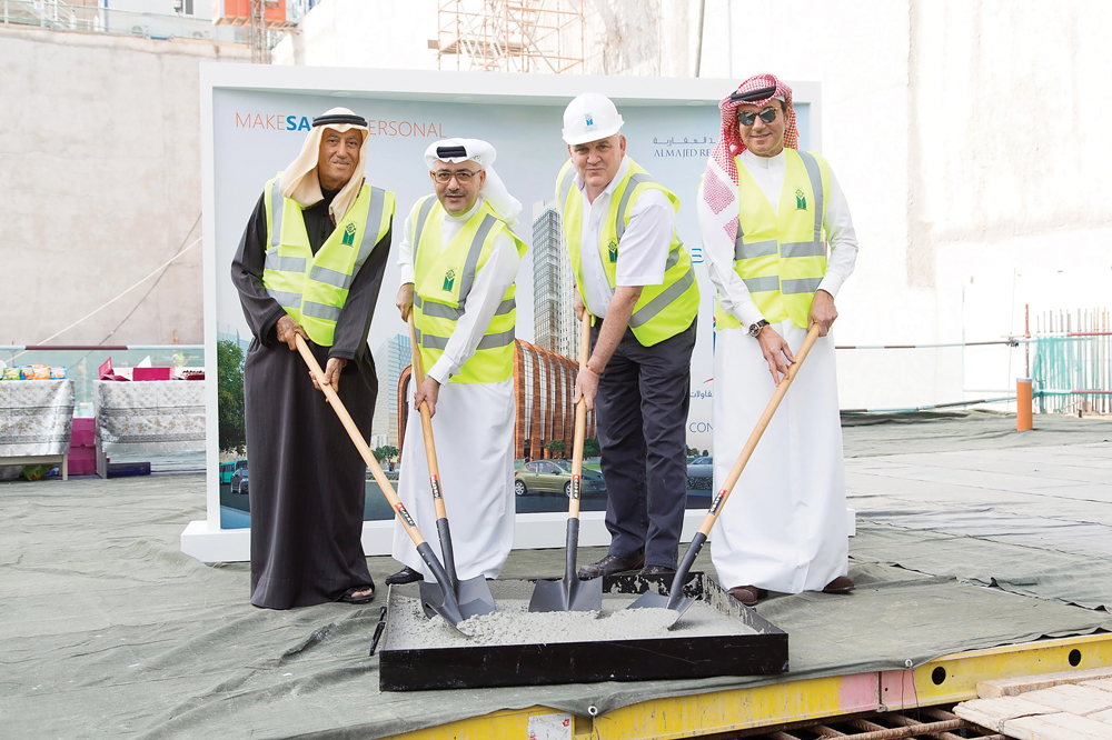 Officials at the ceremony.