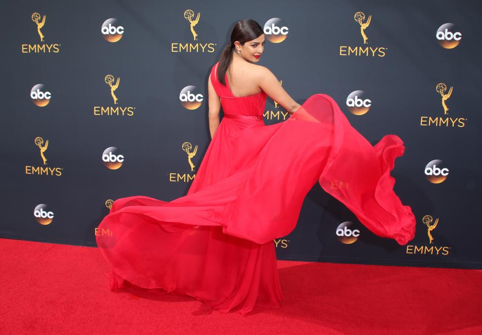 File photo of Priyanka Chopra at the 68th Primetime Emmy Awards in Los Angeles, California U.S. REUTERS/Lucy Nicholson/Files
