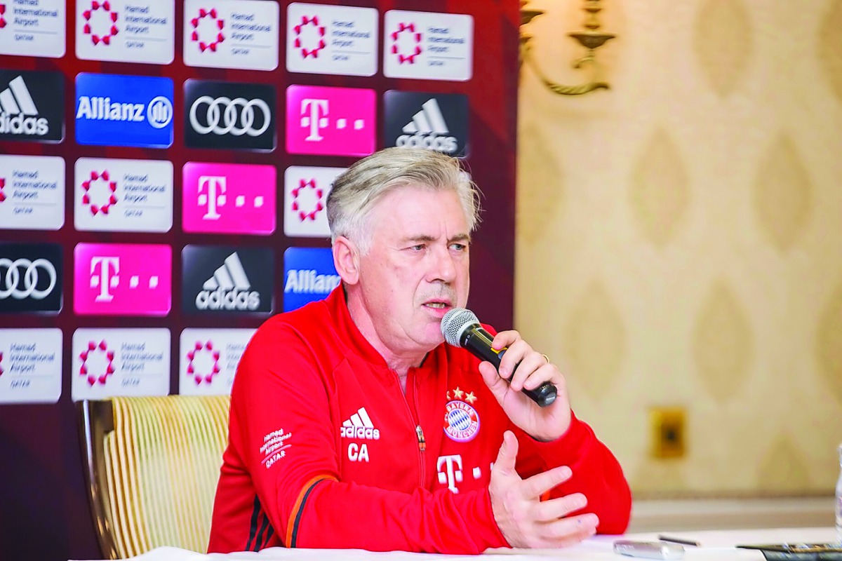 Bayern Munich's Coach Carlo Ancelotti 