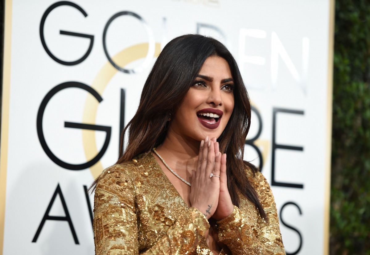 Priyanka Chopra arrives at the 74th annual Golden Globe Awards, January 8, 2017, at the Beverly Hilton Hotel in Beverly Hills, California. AFP / VALERIE MACON