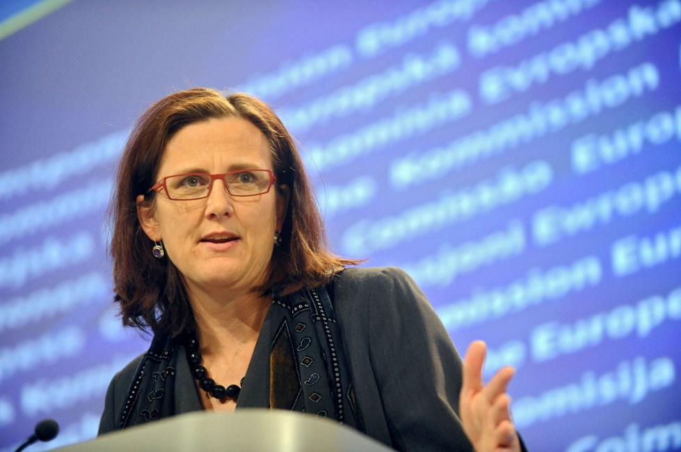 EU Trade Commissioner Cecilia Malmstrom 