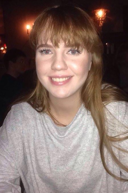 This undated handout photo released by the Reykjavik Metropolitan Police shows the 20-year-old missing woman Birna Brjansdottir. The auburn-haired young woman was last seen around 5:00 am on January 14, 2017 after a night of drinking and partying in Reykj