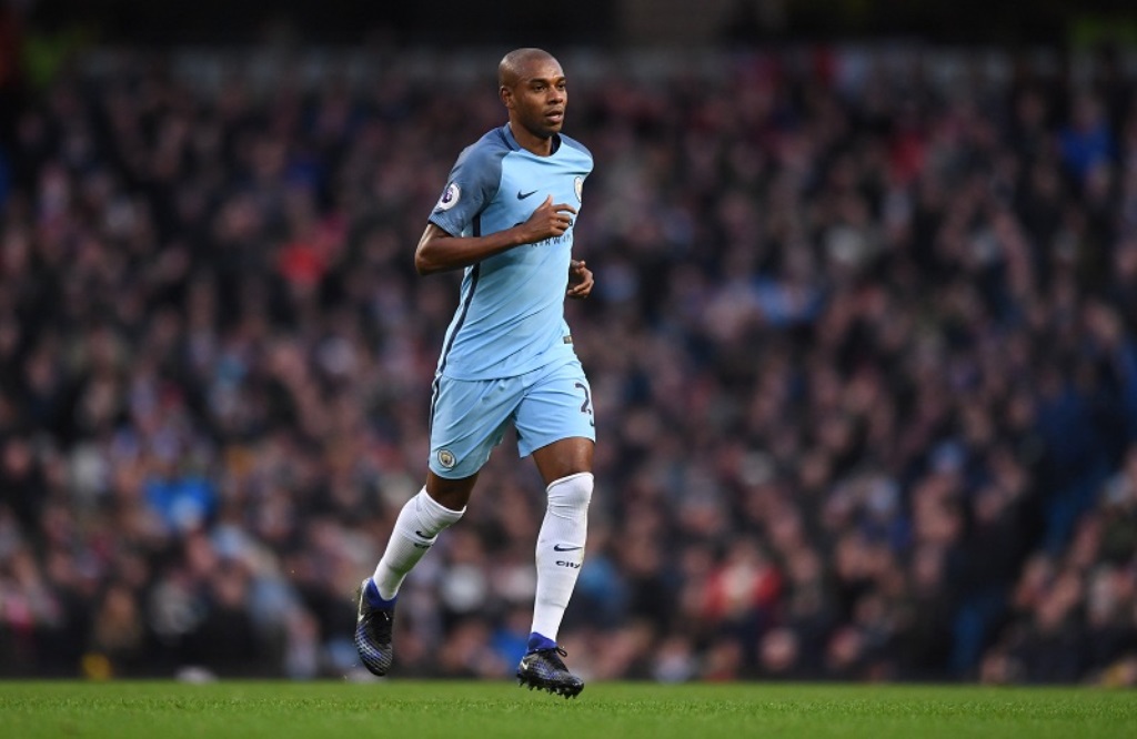 Manchester City’s Fernandinho leaves the pitch after being sent off during the match against Burnley at the Etihad Stadium in January 2, 2017. — Reuters pic