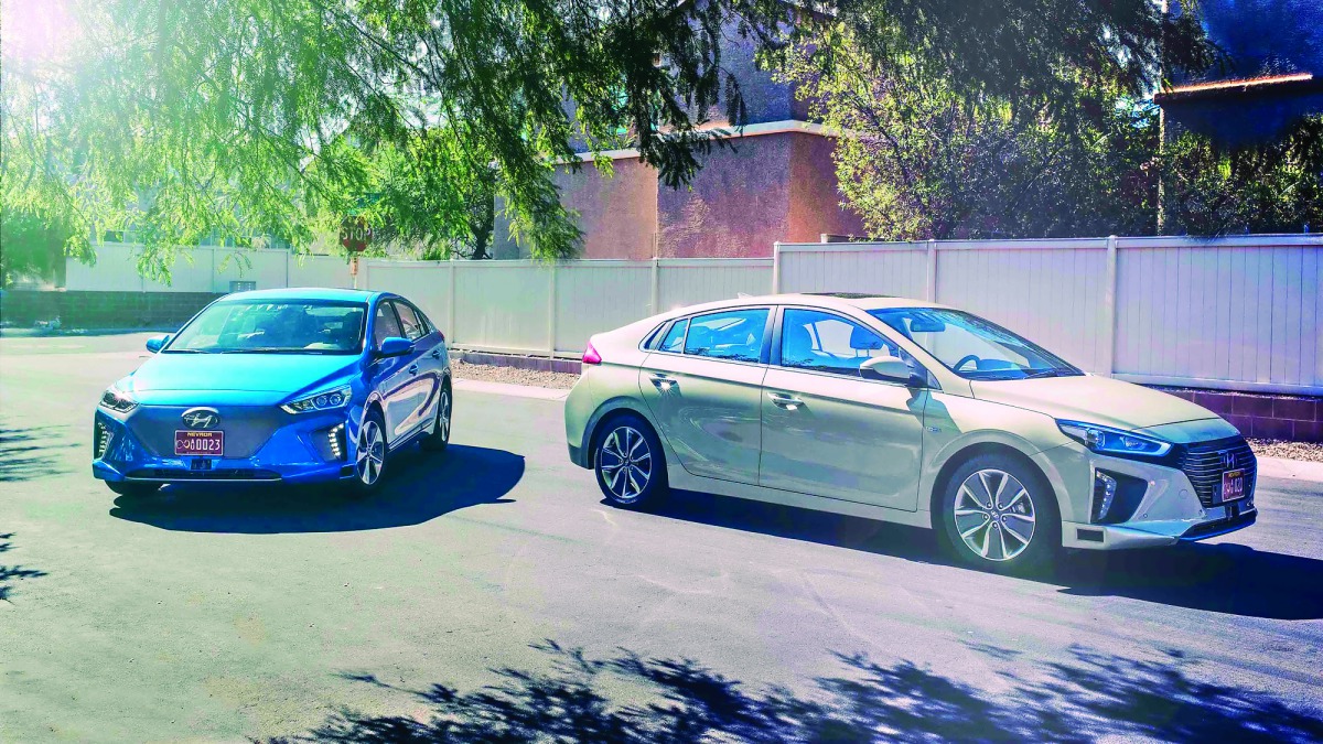 Hyundai Motor's Ioniq autonomous vehicles. 