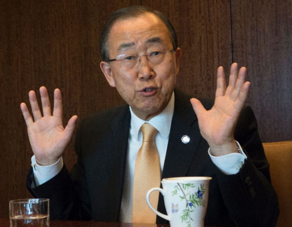 Former United Nations secretary-general Ban Ki-moon has said he will not stand for the presidency of South Korea (AFP Photo/DON EMMERT).