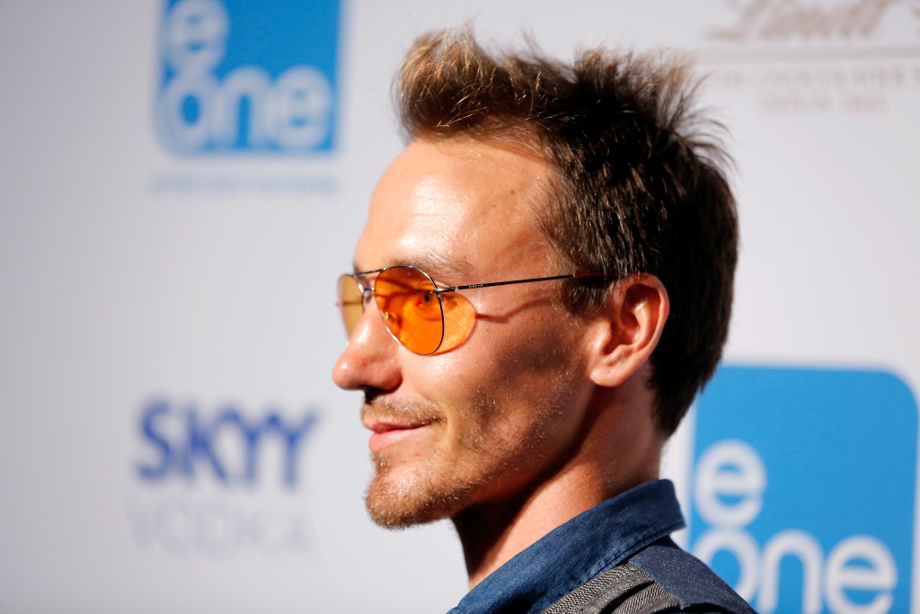 (FILES) This file photo taken on September 9, 2013 shows filmmaker Rob Stewart arriving at the Entertainment One Celebrates 29 Films At TIFF during the 2013 Toronto International Film Festival at The Roundhouse in Toronto, Canada.  AFP /Jemal Countess