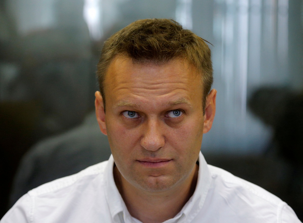 Russian anti-corruption campaigner and opposition figure Alexei Navalny attends a hearing at the Lublinsky district court in Moscow, Russia, August 1, 2016. REUTERS/Maxim Shemetov