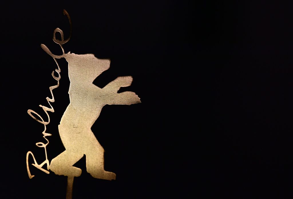 The logo of the Berlinale film festival is pictured in the festival's press conference room in Berlin on February 9, 2017. The Berlin film festival, one of Europe's top cinema showcases, runs from February 9 to 19, 2017, bringing a parade of stars to its 