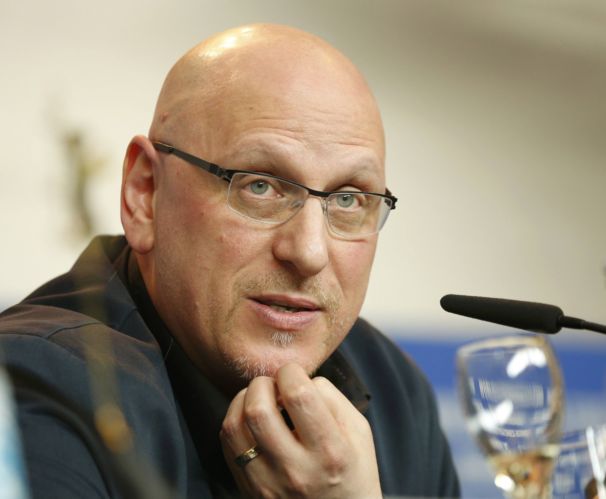 Director Oren Moverman attends a news conference to promote the movie 'The Dinner' at the 67th Berlinale International Film Festival in Berlin, Germany, February 10, 2017. REUTERS/Axel Schmidt