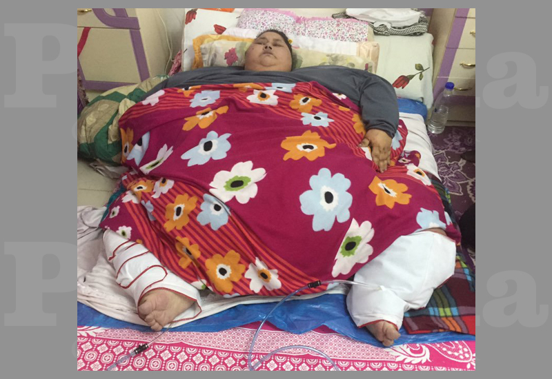 Image of Eman Ahmed Abd El Aty shared on social media. 