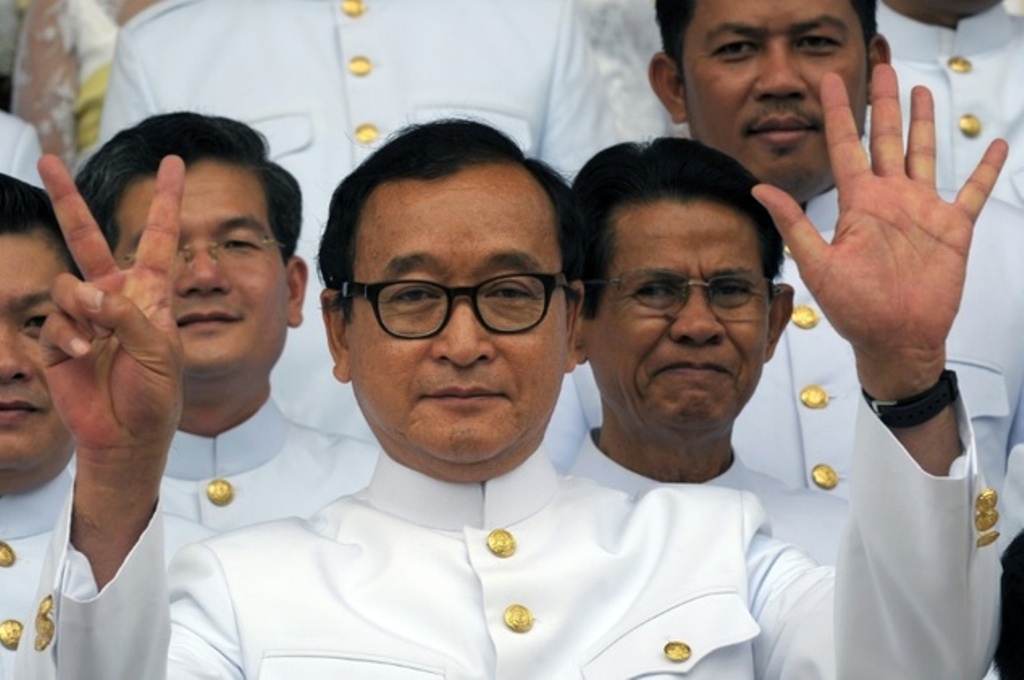 Sam Rainsy, who has been at the forefront of Cambodia's opposition scene for two decades, announced his resignation from the Cambodia National Rescue Party (CNRP) in a letter posted on social media ©Tang Chhin Sothy (AFP/File).