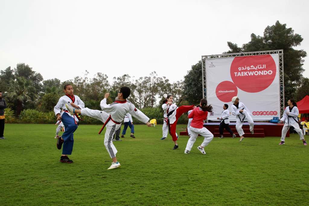 Taekwondo at Museum of Islamic Art park. Pictures by Qassim Rahmatullah / Salim Matramkot / Abdul Basit / Baher Amin / Kammuty VP