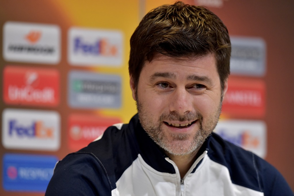 Tottenham manager Mauricio Pochettino during the press conference Reuters / Eric Vidal
