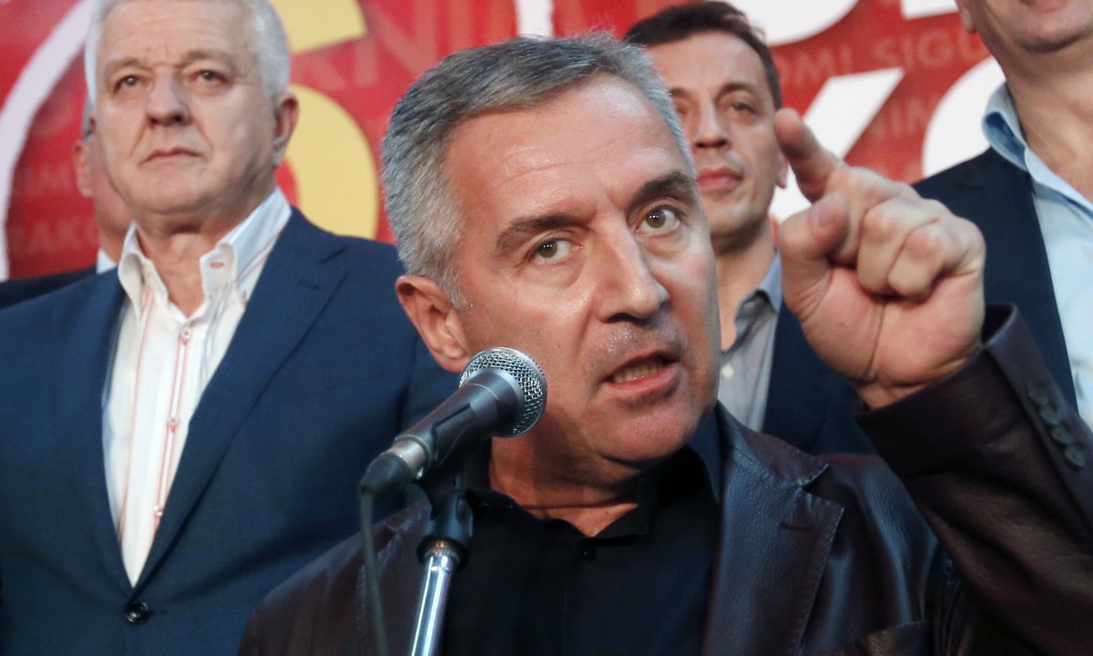  Milo ?ukanovi?, centre, was the subject of an alleged assassination plot in October.
 