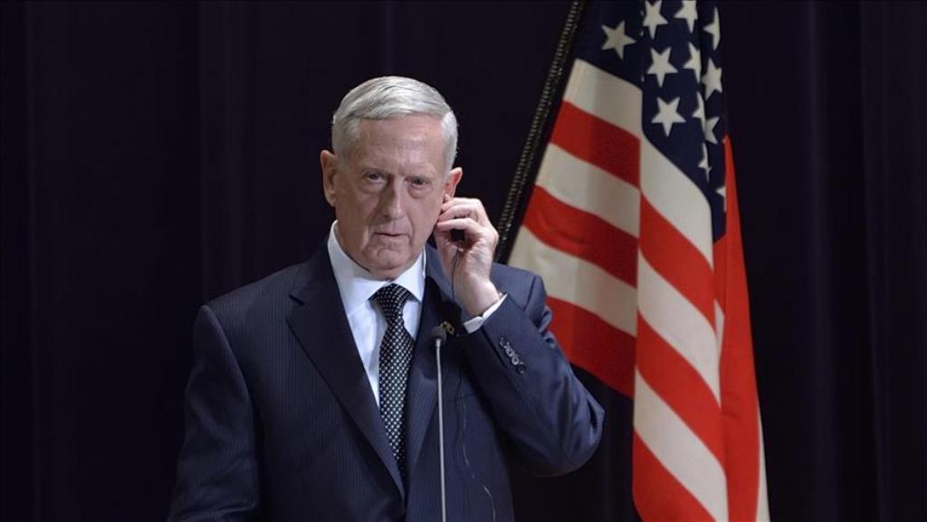 U.S. Defense Secretary James Mattis ( David Mareuil - Anadolu Agency ).