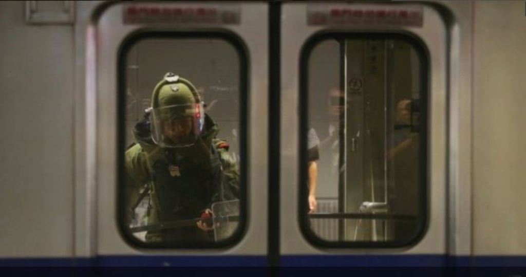 More than two dozen people are injured when a Taiwanese man attempts suicide with a pipe bomb on a train in July, 2016 AFP/STR.