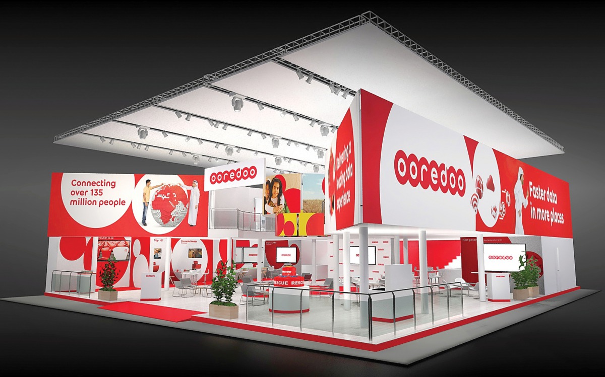 A view of the Ooredoo Pavilion.