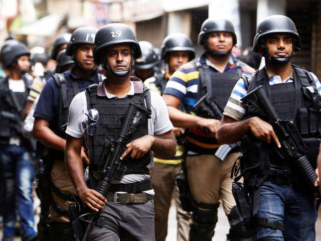 Bangladesh policemen on a mission (File photo / Reuters)