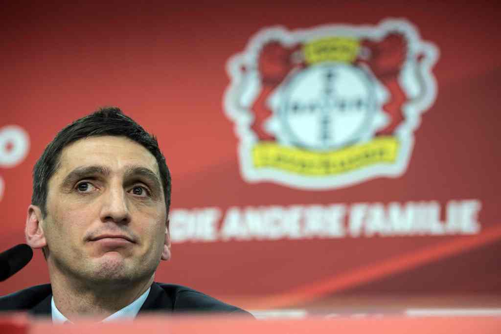 New interim coach of Bayer Leverkusen Tayfun Korkut attends a press conference on March 6, 2017 in Leverkusen. AFP / Federico Gambarini
