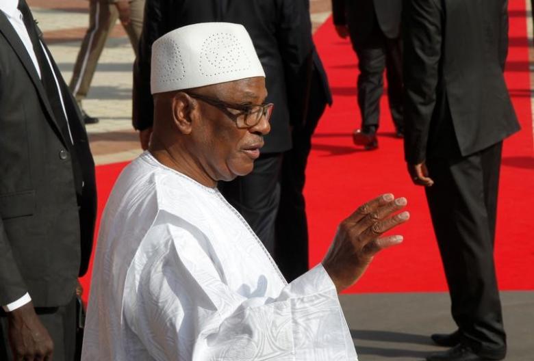 Mali's President Ibrahim Boubacar Keita in Bamako, Mali, January 14, 2017. REUTERS/Luc Gnago
