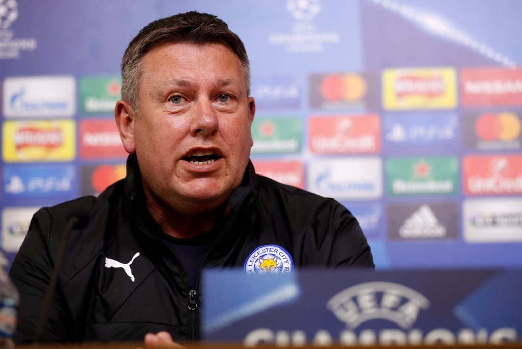 Leicester City manager Craig Shakespeare during the press conference Action Images via Reuters / Carl Recine 
