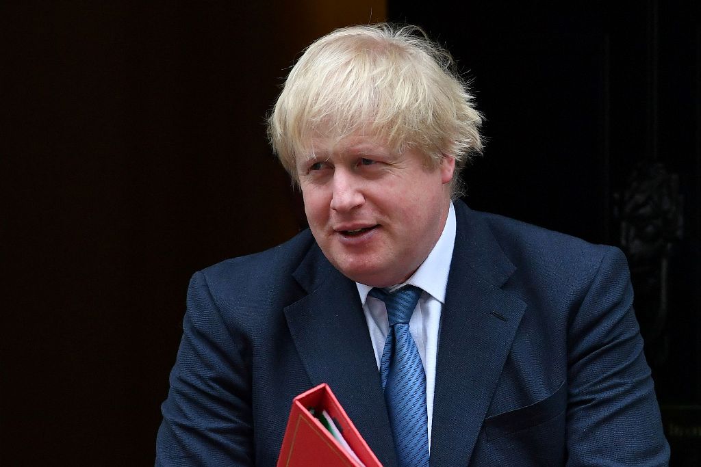 British Foreign Secretary Boris Johnson leaves after attending a weekly cabinet meeting at 10 Downing Street in London on March 14, 2017.  AFP / Ben STANSALL
