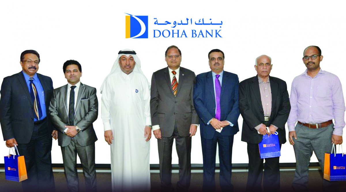 Participants at the session organised by Doha Bank.