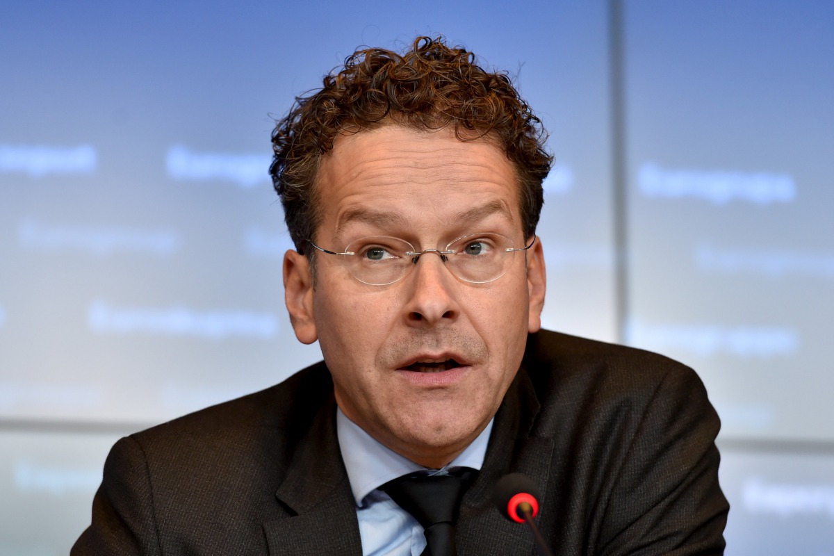 FILE PHOTO: Eurogroup President Jeroen Dijsselbloem attends a news conference after an eurozone finance ministers meeting (Eurogroup) in Luxembourg, October 5, 2015. Reuters/Eric Vidal