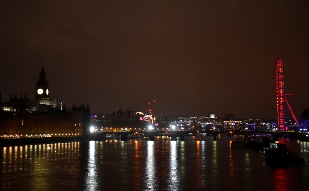 A general view of The Houses of Parliament and Westminster Bridge after an attack on Westminster Bridge in London, Britain, late 22 March, 2017. REUTERS/Hannah McKay
