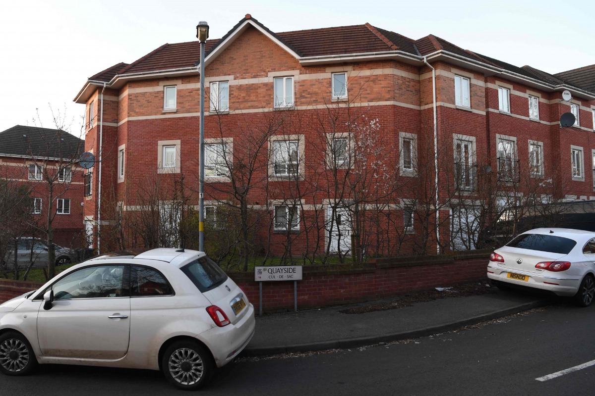 A residential building in Quayside, Winson Green in Birmingham connected to Westminster terrorist Khalid Masood which was raided overnight by anti-terror police on March 23, 2017. Seven people have been arrested including in London and Birmingham over the