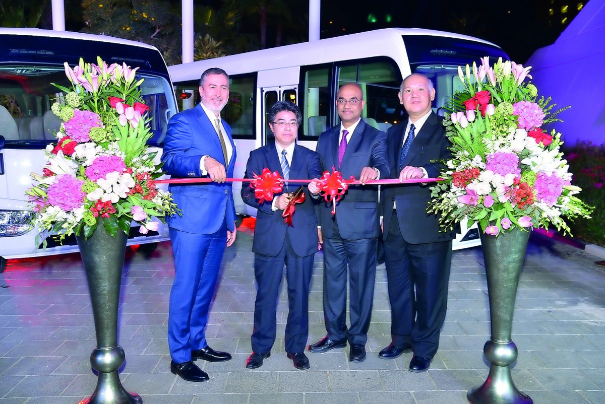 Officials at the event.