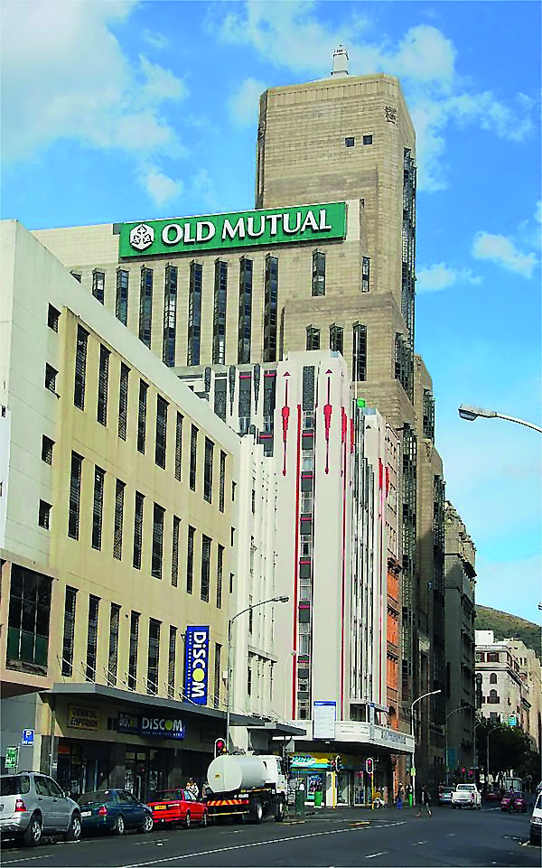 The Old Mutual headquarters in Johannesburg, South Africa.
