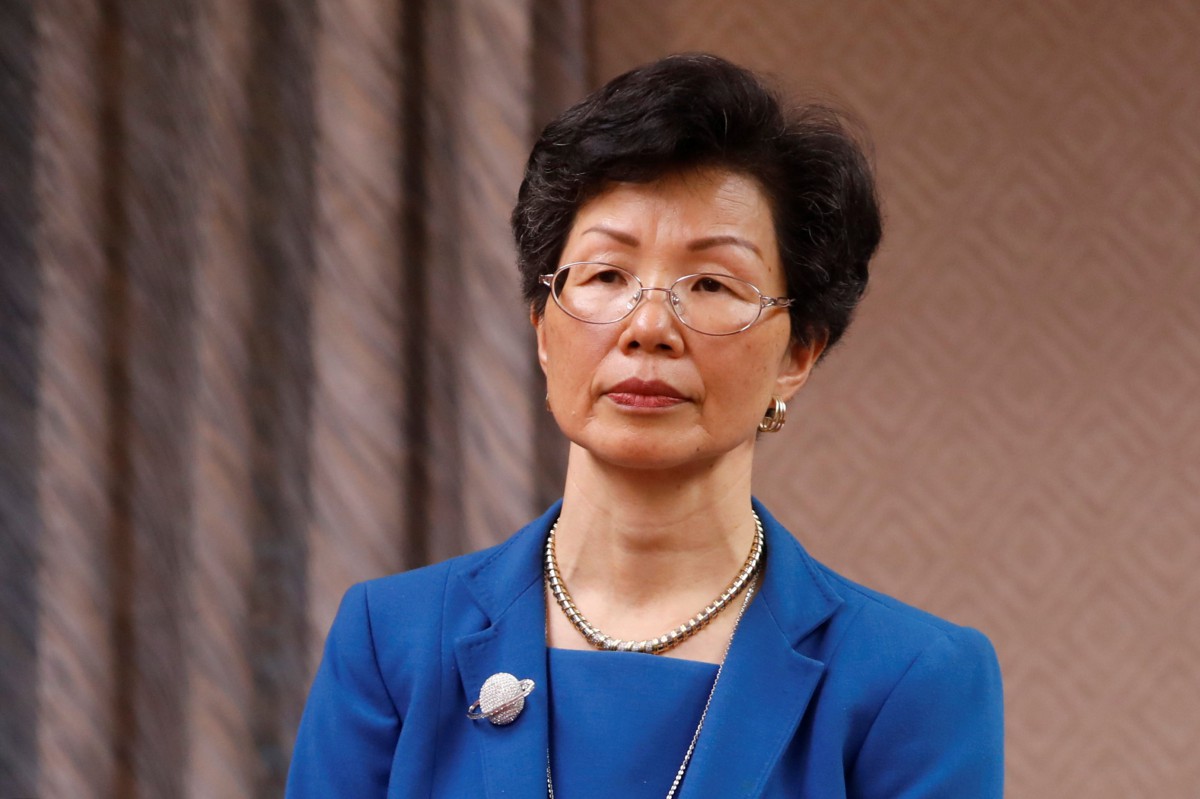 Chang attends a Parliament session in Taipei, Taiwan, on April 17, 2017. Source: Reuters/Tyrone Siu.
