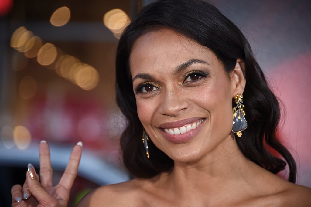 Cast member Rosario Dawson attends the premiere of 
