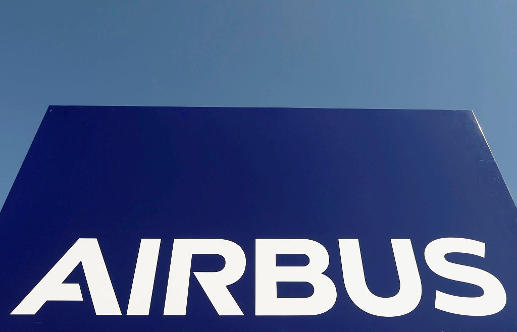 The logo of Airbus Group is seen on the company's headquarters building in Toulouse, Southwestern France, April 18, 2017. REUTERS/Regis Duvignau