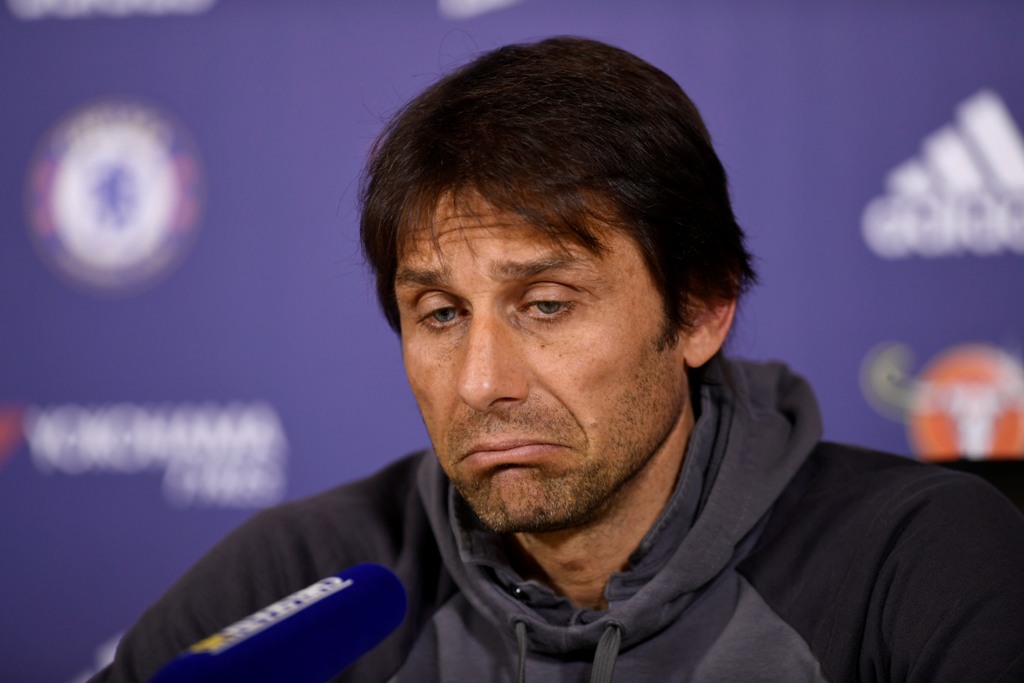 Chelsea manager Antonio Conte during the press conference Action Images via Reuters / Tony O'Brien Livepic EDITORIAL USE ONLY.