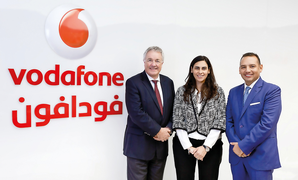 FROM LEFT: Ian Gray, Rasha El Azhary and Diego Camberos.