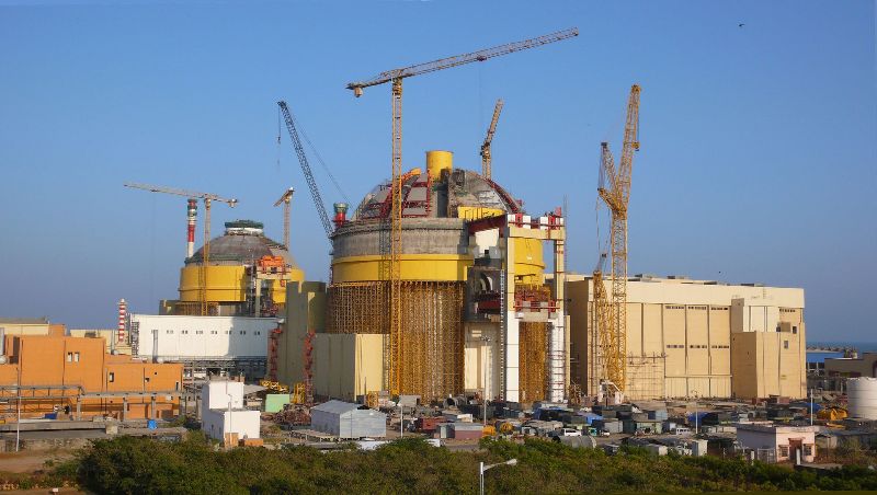 Construction site of the Koodankulam Nuclear Power Plant