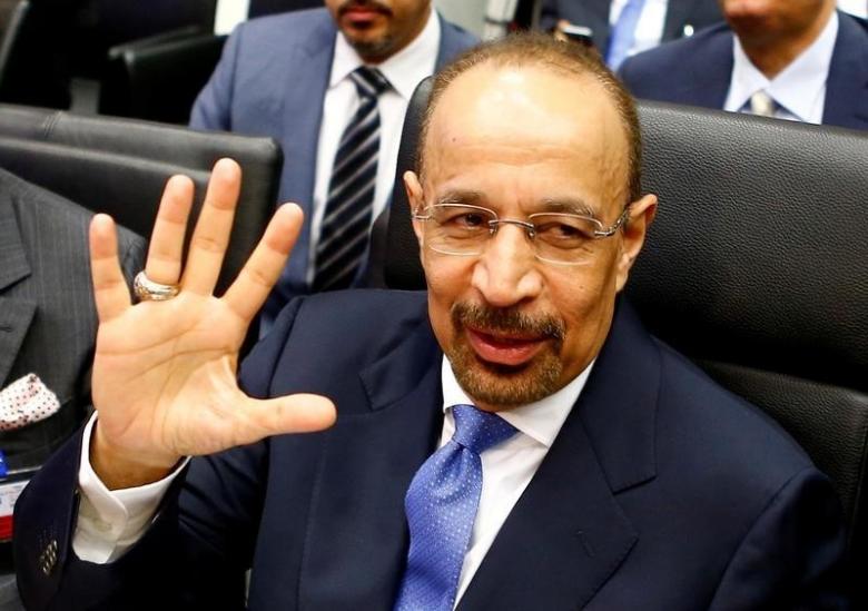 Saudi Arabia's Energy Minister Khalid al-Falih talks to journalists before a meeting of OPEC oil ministers in Vienna, Austria, June 2, 2016. REUTERS/Leonhard Foeger