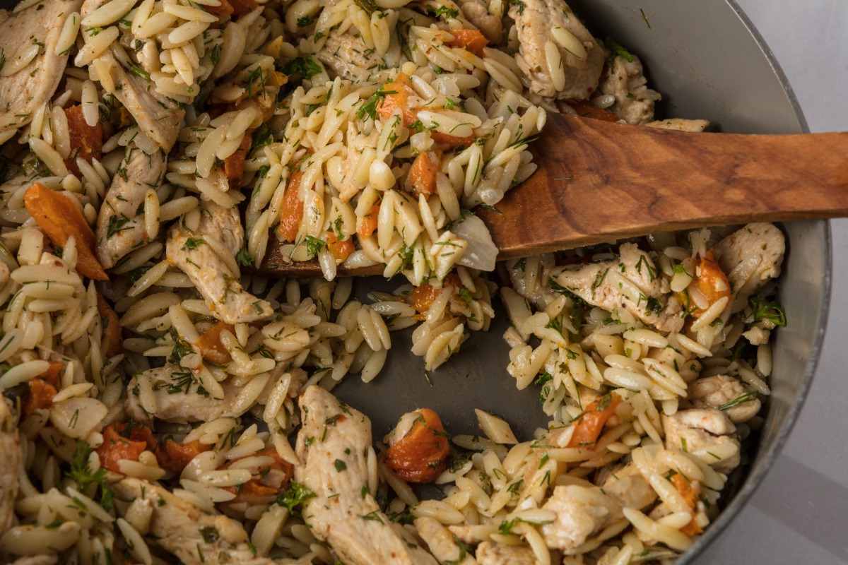 Lemon and Apricot Cinnamon Chicken. (Photo by Goran Kosanovic for The Washington Post)